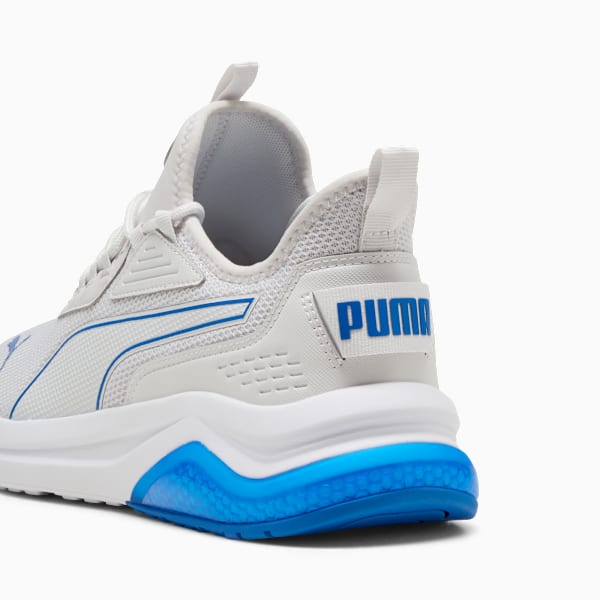Tenis Amplifier para hombre, Feather Gray-PUMA Team Royal-PUMA White, extralarge