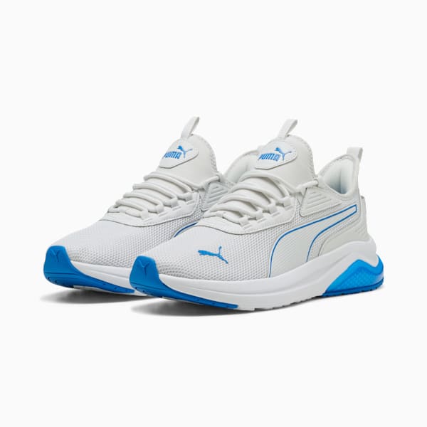 Tenis Amplifier para hombre, Feather Gray-PUMA Team Royal-PUMA White, extralarge