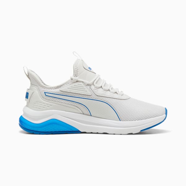 Tenis Amplifier para hombre, Feather Gray-PUMA Team Royal-PUMA White, extralarge