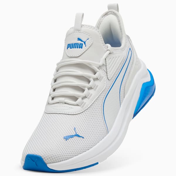 Tenis Amplifier para hombre, Feather Gray-PUMA Team Royal-PUMA White, extralarge