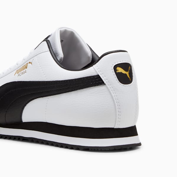 Roma 24 Sneakers, PUMA White-PUMA Black-Puma Team Gold, extralarge