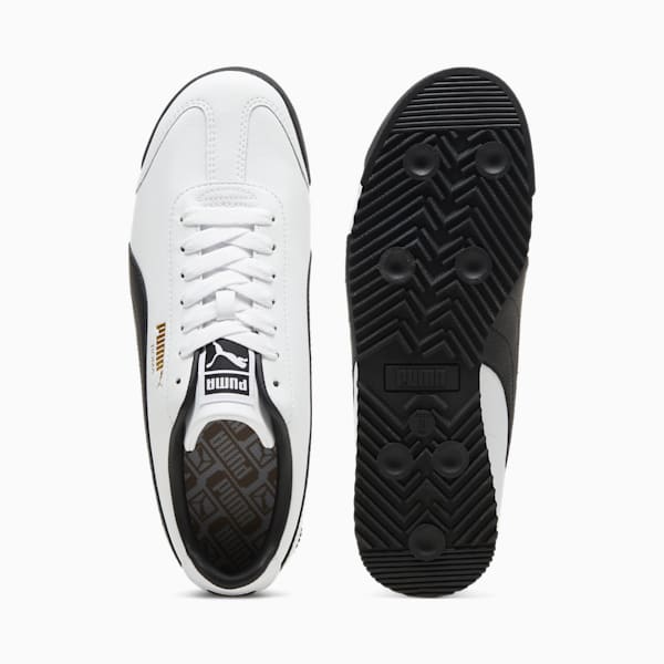 Roma 24 Sneakers, PUMA White-PUMA Black-Puma Team Gold, extralarge