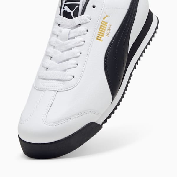 Roma 24 Sneakers, PUMA White-PUMA Black-Puma Team Gold, extralarge