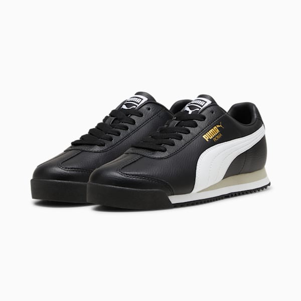 Sneakers Roma 24, PUMA Black-PUMA White-Smokey Gray, extralarge