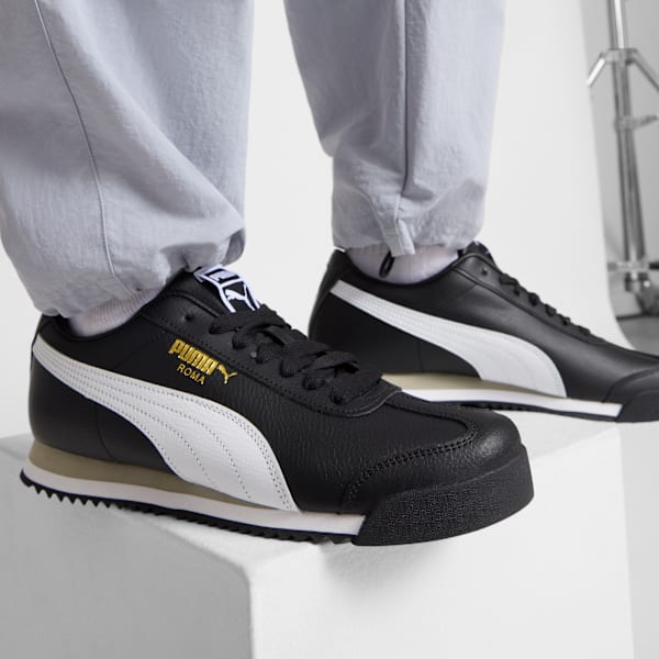 Tenis Roma 24, PUMA Black-PUMA White-Smokey Gray, extralarge
