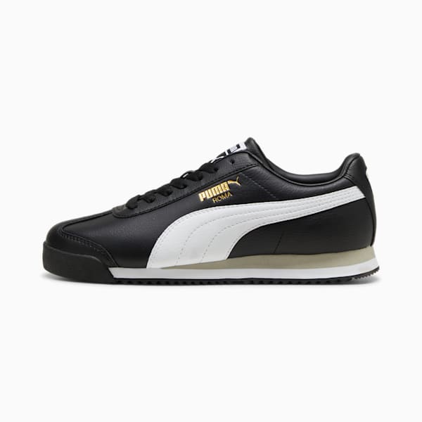 Roma 24 Sneakers, PUMA Black-PUMA White-Smokey Gray, extralarge