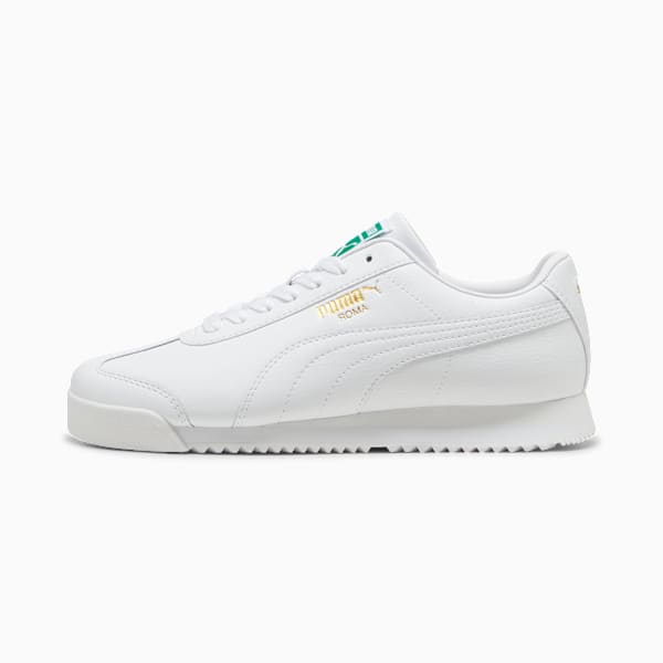 Tenis Roma 24, PUMA White-Archive Green, extralarge