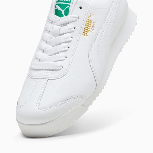 Tenis Roma 24, PUMA White-Archive Green, extralarge