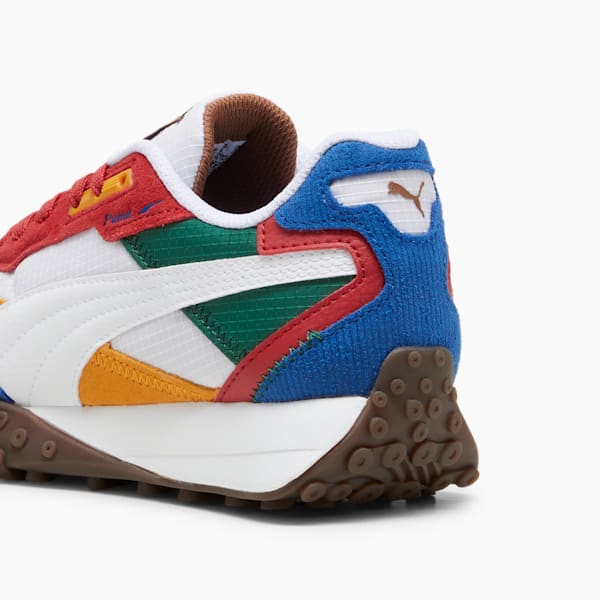 Tenis juvenil Blktop Rider Multicolor, PUMA White-Club Red, extralarge