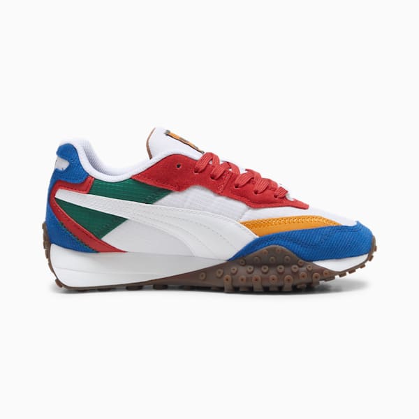 Tenis juvenil Blktop Rider Multicolor, PUMA White-Club Red, extralarge