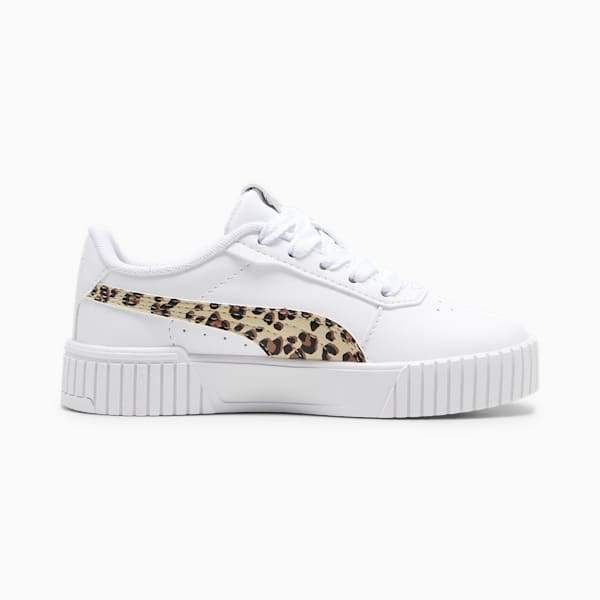 Carina 2.0 Animal Little Kids' Sneakers, Ténis Puma Skye Wedge branco dourado mulher, extralarge