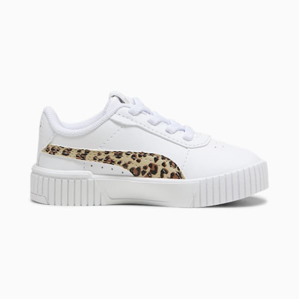 Tenis para infantes Carina 2.0 Animal Update, PUMA White-Putty-PUMA Gold, extralarge