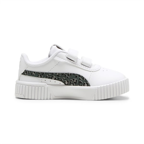 ベビー ガールズ プーマ キャリーナ 2.0 アニマル スニーカー 12-16cm, PUMA White-Mineral Gray-PUMA Gold, extralarge-JPN