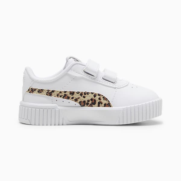 Tenis para infantes Carina 2.0 Animal Update, PUMA White-Putty-PUMA Gold, extralarge