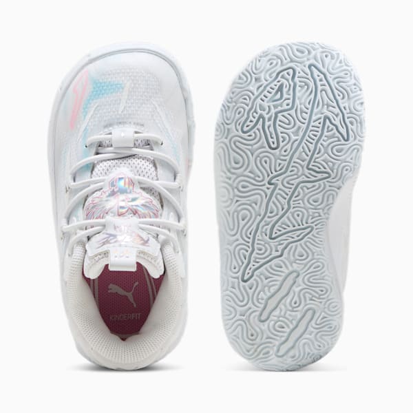 Tenis de básquetbol para infantes PUMA x LAMELO BALL MB.03 Iridescent, PUMA White-Dewdrop, extralarge