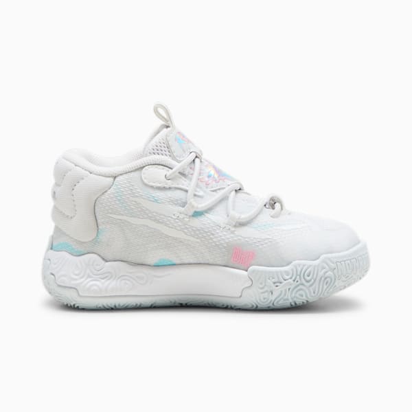 Tenis de básquetbol para infantes PUMA x LAMELO BALL MB.03 Iridescent, PUMA White-Dewdrop, extralarge