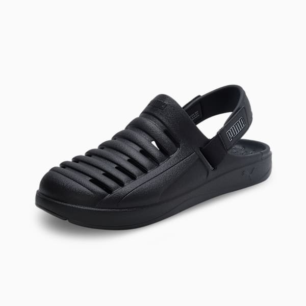 Men's Clogs, PUMA Black-PUMA White, extralarge-IND