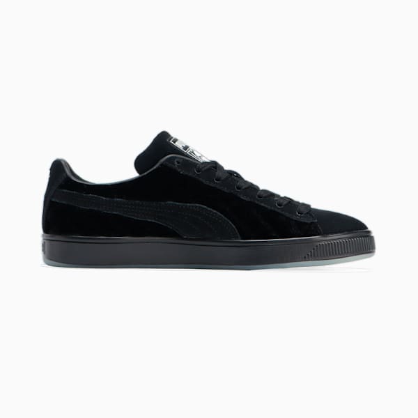 ウィメンズ PUMA x X-girl スウェードクラシック XXI スニーカー, PUMA Black-PUMA White-PUMA Gold, extralarge-JPN