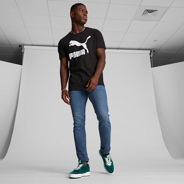 Zapatos puma deals gris jersey