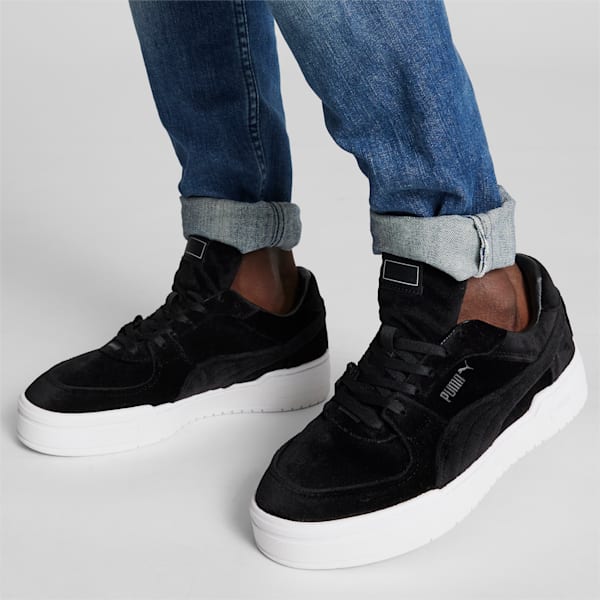 CA Pro Velour Sneakers, PUMA Black-PUMA Black, extralarge
