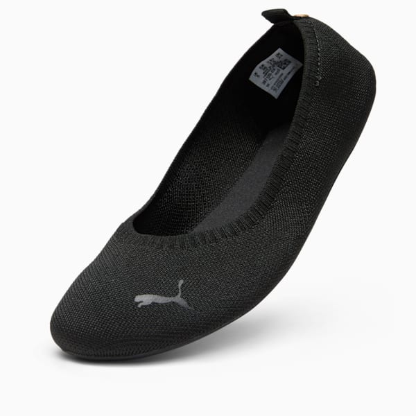 Illiana Ballerina Women's Shoes, PUMA Black-PUMA Gold, extralarge