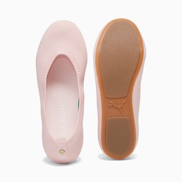Illiana Ballerina Women's Shoes, Frosty Pink-PUMA Gold, extralarge