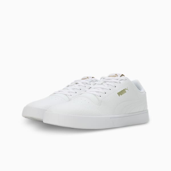 PUMA Shuffle Zenfit Men's Sneakers, PUMA White-Metallic Gold, extralarge-IND