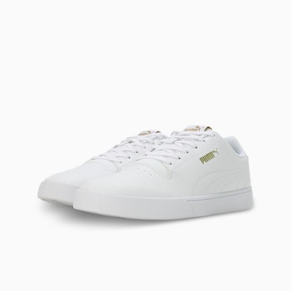 Shuffle Zenfit Men's Sneakers, PUMA White-Metallic Gold, extralarge-IND