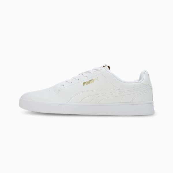 PUMA Shuffle Zenfit Men's Sneakers, PUMA White-Metallic Gold, extralarge-IND