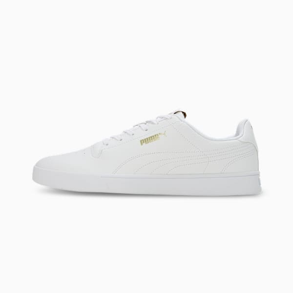 Shuffle Zenfit Men's Sneakers, PUMA White-Metallic Gold, extralarge-IND