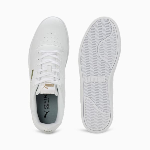 Shuffle Zenfit Men's Sneakers, PUMA White-Metallic Gold, extralarge-IND