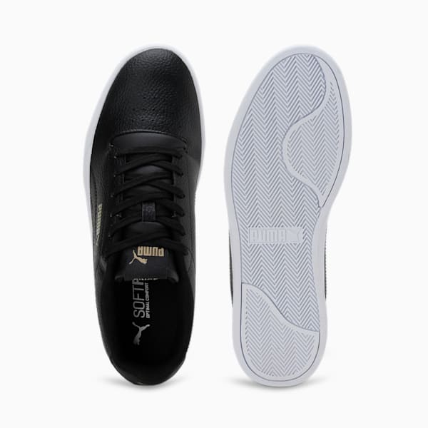 Shuffle Zenfit Men's Sneakers, PUMA Black-Metallic Gold, extralarge-IND