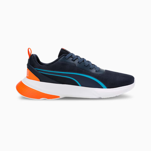 Alfarun Hyperwave Men's Sneakers, Club Navy-Orange Glo-Speed Blue, extralarge-IND