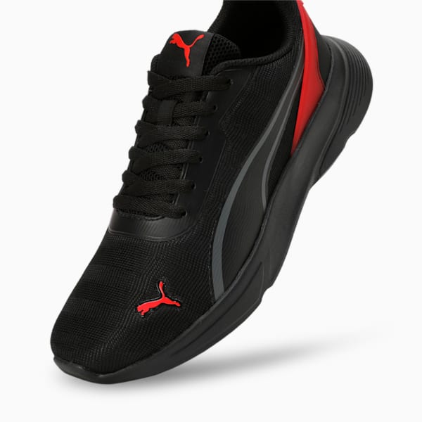 Alfarun Hyperwave Men's Sneakers, PUMA Black-For All Time Red-Cool Dark Gray, extralarge-IND