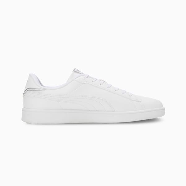 Smash Pop Men's Sneakers, PUMA White-PUMA Silver, extralarge-IND