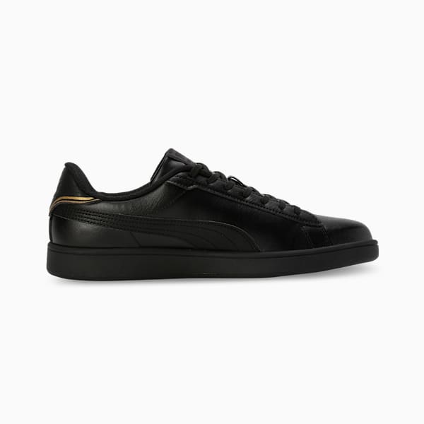 Smash Pop Men's Sneakers, PUMA Black-Metallic Gold, extralarge-IND
