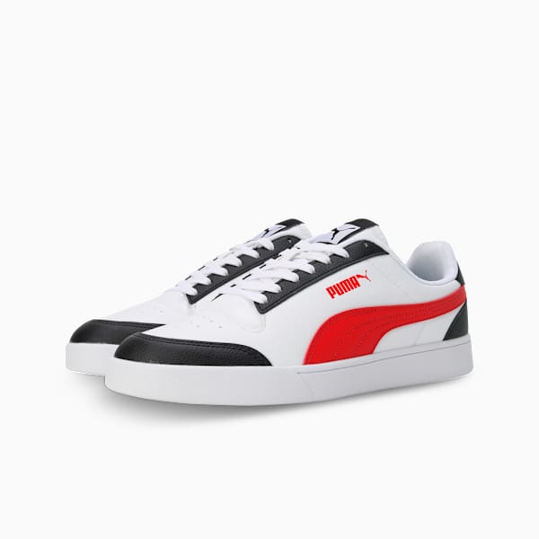 Momento Men's Sneakers, PUMA White-PUMA Black-For All Time Red, extralarge-IND