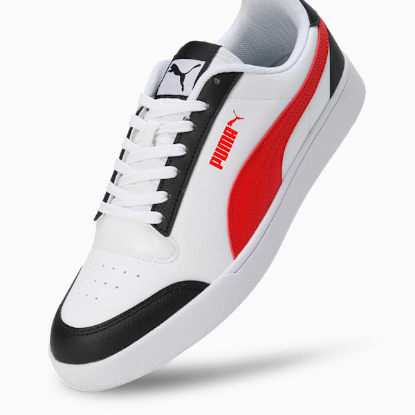 Momento Men's Sneakers, PUMA White-PUMA Black-For All Time Red, extralarge-IND