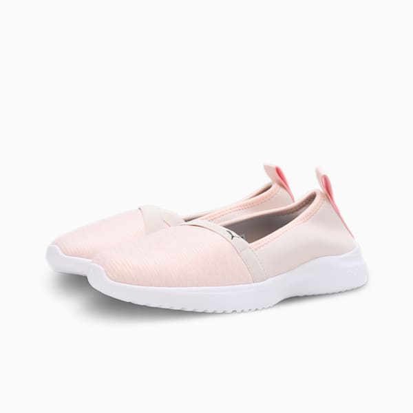 Adelina Glam Women's Ballerinas, Rosebay-PUMA Black, extralarge-IND