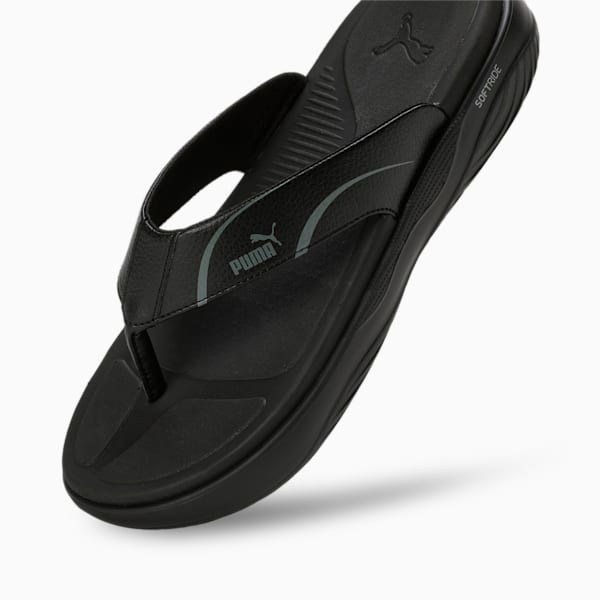 Softride Seave Xpress Men's Flip-Flops, PUMA Black-Mineral Gray, extralarge-IND