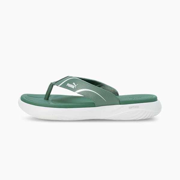 Softride Seave Xpress Men's Flip-Flops, Eucalyptus-PUMA White, extralarge-IND