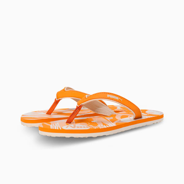 Terra Women's Flip-Flops, Clementine-Peach Fizz-Warm White, extralarge-IND
