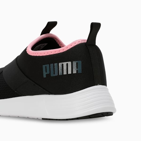 Runwise Women's Slip-On Shoes, PUMA Black-Pink Lilac-Mineral Gray, extralarge-IND