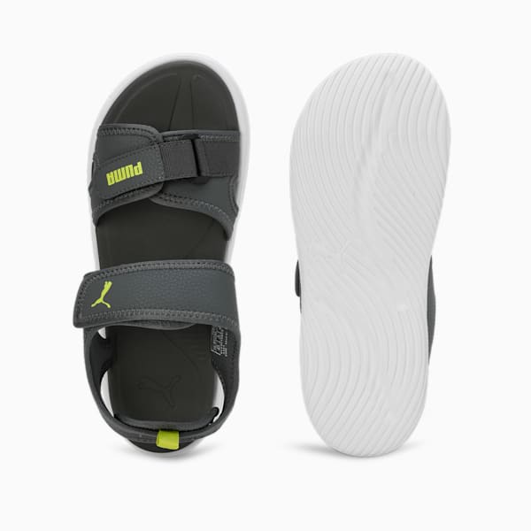 Softride Seave Proplex Men's Sandals, Mineral Gray-Lime Pow-PUMA White, extralarge-IND