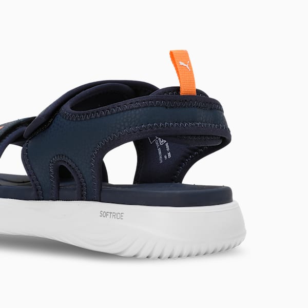Softride Seave Proplex Men's Sandals, Club Navy-Clementine-PUMA White, extralarge-IND