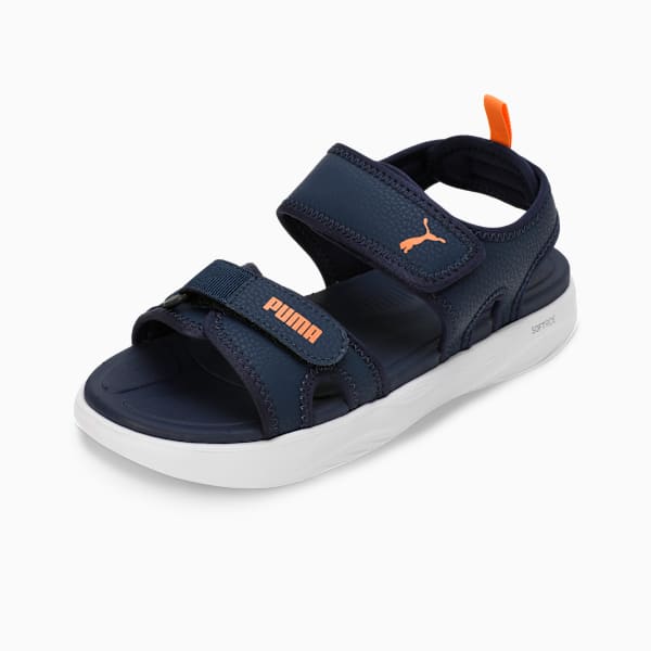 Softride Seave Proplex Men's Sandals, Club Navy-Clementine-PUMA White, extralarge-IND