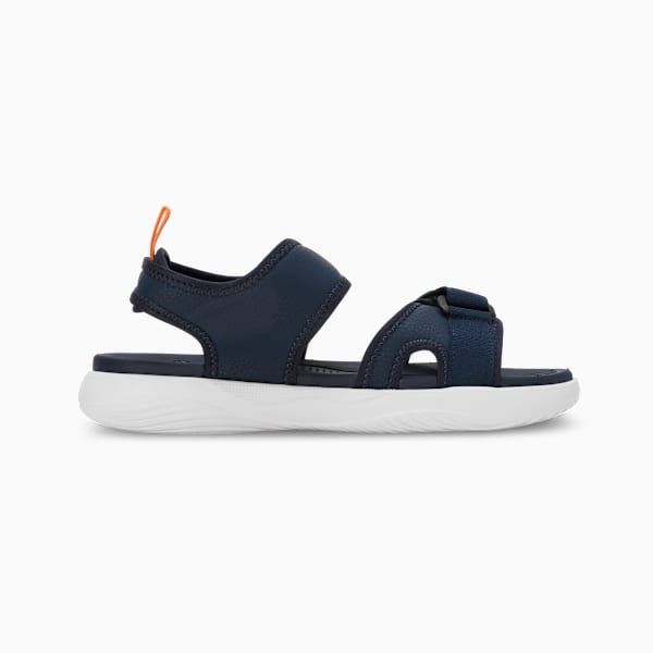Softride Seave Proplex Men's Sandals, Club Navy-Clementine-PUMA White, extralarge-IND