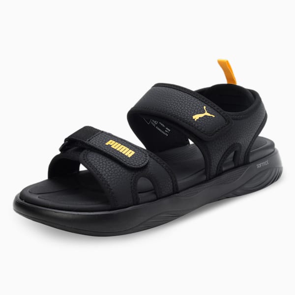 Softride Seave Proplex Men's Sandals, PUMA Black-Yellow Sizzle-Gray Fog, extralarge-IND