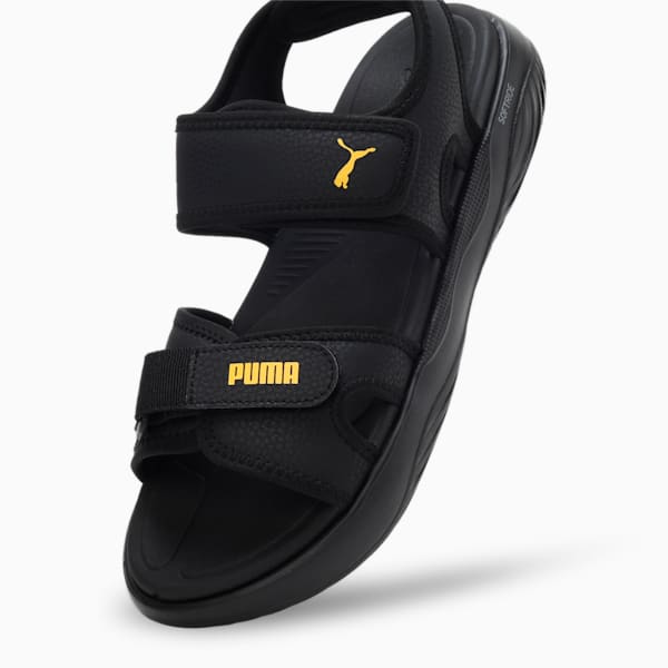 Softride Seave Proplex Men's Sandals, PUMA Black-Yellow Sizzle-Gray Fog, extralarge-IND