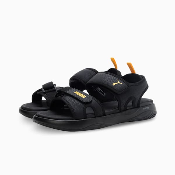 Softride Seave Proplex Men's Sandals, PUMA Black-Yellow Sizzle-Gray Fog, extralarge-IND
